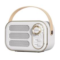 Multifuncional Mini Rádio FM Portátil Alto-falante Bluetooth Usb Tf Aux Alto-falante sem fio de design retro ao ar livre