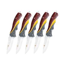 Multifunctional Folding Pocket Knife, alta dureza, agregado familiar, exterior, caça, pesca