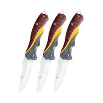 Multifunctional Folding Pocket Knife, alta dureza, agregado familiar, exterior, caça, pesca