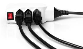 Multilaser Adaptador de Energia L4 Novo Padrão WI246 Branco Multilaser Adaptador de Energia L4 Novo Padrão WI246 Branco