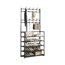 Multilayer Metal Shoe Cabinet, Shoebox, Shoebox, Storage Shelf, Bondage Móveis, Luxo