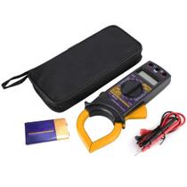 Multímetro Alicate Digital com Display DT266 Com Estojo de Proteção