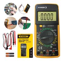Multímetro Com Capacímetro Digital Bip Original Profissional BOM-6007