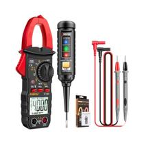 Multímetro De Pinça 1000V Com Detector De Tensão E Localizador De Quebras De Circuito, 4000