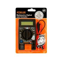 Multimetro dig.c/teste cabos foxlu