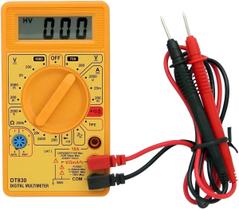 Multímetro Digital Amarelo Dt-830b Portátil Profissional