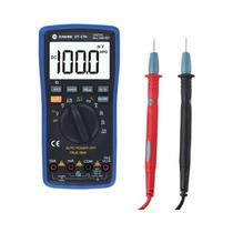 Multímetro Digital Automático 17N Com Display LCD, Testador De 35 Funções E 6 Faixas, Conjunto De