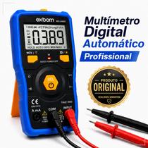 Multimetro Digital Automatico True RMS CAT III 600V NCV Com Lanterna e Backlight Multimetro Digital Automatico True RMS CAT III 600V NCV Com Lanterna e Backlight