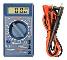 Multímetro Digital Brasfort 8522 com Alarme Sonoro