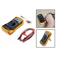 Multímetro Digital C/ Sensor Temperatu Digital Aviso Sonoro