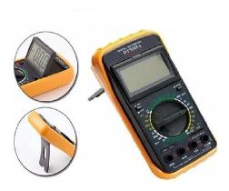 Multímetro Digital Capacímetro Beep Automotivo Com Cabos Bip