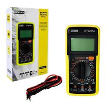 Multímetro Digital + Capacímetro Beep Capa Emborrachada Pro