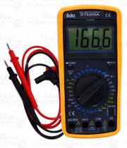 Multímetro Digital Com Capacímetro E Beep Profissional Eda Multímetro Digital Com Capacímetro E Beep Profissional Eda