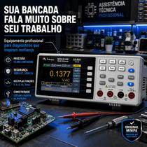 Multímetro Digital de Bancada Minipa MDM 8145B 55000 Contagens Interface USB Profissional Multímetro Digital de Bancada Minipa MDM 8145B 55000 Contagens Interface USB Profissional