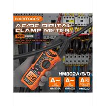 Multímetro Digital De Pinça True RMS 600A HOMTOOLS HM802 Testador De Corrente E Tensão AC DC Ohm Multímetro Digital De Pinça True RMS 600A HOMTOOLS HM802 Testador De Corrente E Tensão AC DC Ohm