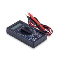 Multímetro Digital Eletrônico 1000v com Bateria Preto - Force Line Multímetro Digital Eletrônico 1000v com Bateria Preto - Force Line