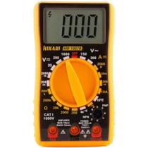 Multímetro Digital HM-1002B com Medidas de Tensão DC-AC e Corrente DC, Gerador de Onda Quadrada Multímetro Digital HM-1002B com Medidas de Tensão DC-AC e Corrente DC, Gerador de Onda Quadrada