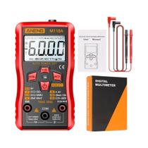 Multímetro Digital Mini ANENG M118A Com 6000 Contagens, Testador De Tensão AC, Capacitância,