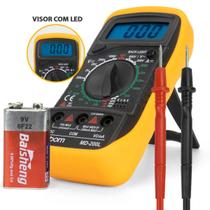 Multímetro digital painel Iluminado com 3 ½ dígitos bateria 9v e ponta Inclusos Multímetro digital painel Iluminado com 3 ½ dígitos bateria 9v e ponta Inclusos