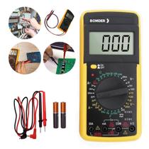 Multímetro Digital Portátil com Capacímetro Medidor Testador aparelhos eletrônicos Display LCD Multímetro Digital Portátil com Capacímetro Medidor Testador aparelhos eletrônicos Display LCD