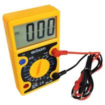 Multímetro Digital Portátil com visor Lcd Multiteste com Bip