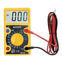 Multímetro Digital Portátil LCD de 3 ½ dígitos - MD-160 - Exbom Multímetro Digital Portátil LCD de 3 ½ dígitos - MD-160 - Exbom