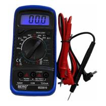 Multímetro Digital Portátil Visor Digital Iluminado - Corneta Berg