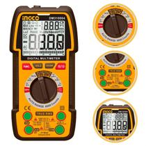 Multímetro Digital Profissional Amperímetro Capacímetro Automático INGCO Multimeter True Rms Bip LCD