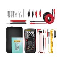 Multímetro Digital Profissional ANENG Q1 RMS LCR Capacitor Transistor NCV Tester 9999 Analógico