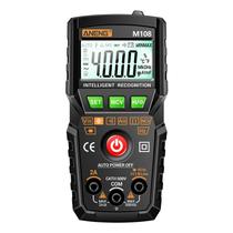 Multímetro Digital Profissional Automático Aneng M108 500V - Medidor de Tensão e Resistência