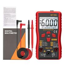 Multímetro Digital Profissional Automático ANENG M118A NFe - 6000 Contagens Multímetro Digital Profissional Automático ANENG M118A NFe - 6000 Contagens