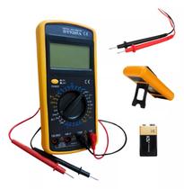 Multímetro Digital Profissional Bateria Capacimetro Dt9205a - Rhos