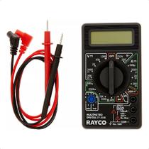 Multímetro Digital Profissional + Caneta Para Medir Tensão Rayco Multímetro Digital Profissional + Caneta Para Medir Tensão Rayco