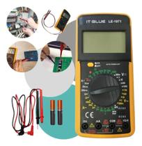 Multimetro Digital Profissional Com Capacímetro Bateria