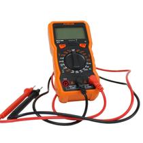 Multímetro Digital Profissional Foxlux com Display LCD, Bateria 9V e Pontas de Prova Isoladas