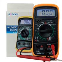 Multímetro Digital Profissional Portátil Bateria Bip Exbom Multímetro Digital Profissional Portátil Bateria Bip Exbom