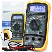 Multímetro Digital Profissional Portátil com Cabo Multi Prova Exbom MD-200L Multímetro Digital Profissional Portátil com Cabo Multi Prova Exbom MD-200L