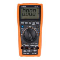 Multímetro Digital Profissional True RMS Completo Vici VC99 Capacímetro Mede Resistência Temperatura Diodo Multímetro Digital Profissional True RMS Completo Vici VC99 Capacímetro Mede Resistência Temperatura Diodo