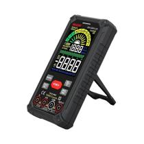 Multímetro Digital Recarregável True RMS 9999 Contagens 1000V 10 ADC Tensão Corrente AC LCD Colorido
