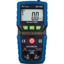 Multímetro Digital SM-1000 com Seleção Automática True RMS azul-preto Minipa Multímetro Digital SM-1000 com Seleção Automática True RMS azul-preto Minipa