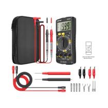 Multímetro Digital Ultra-fino ANENG SZ08 Auto Voltímetro AC DC 220V Testador De Resistência Portátil