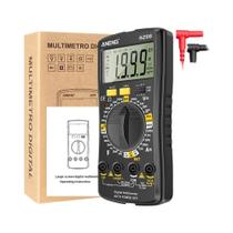 Multímetro Digital Ultra Fino ANENG SZ08 Voltímetro Automático AC DC 220V Testador De Resistência