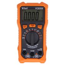 Multímetro Digital VC835B True RMS 600V 10A NCV Capacímetro Mede Resistência Temperatura Diodo Multímetro Digital VC835B True RMS 600V 10A NCV Capacímetro Mede Resistência Temperatura Diodo