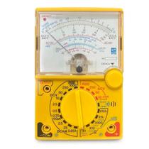 Multímetro Multifuncional Analógico Manual Profissional Com Bip Cabo Preto