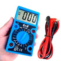 Multímetro Portátil Digital Tela Grande Com Bip Profissional