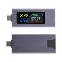 Multímetro Testador USB Tipo-C 5A 8A 150W Com Tela IPS, Detector De Carregamento Rápido PD QC, Multímetro Testador USB Tipo-C 5A 8A 150W Com Tela IPS, Detector De Carregamento Rápido PD QC,