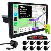 Multimídia 1 Din 9 Polegadas Android + Câmera Ré + Sensor 8 Pontos Preto Fluence 2011 2012 2013 GPS Carplay Multimídia 1 Din 9 Polegadas Android + Câmera Ré + Sensor 8 Pontos Preto Fluence 2011 2012 2013 GPS Carplay