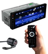 Multimídia 1 Din HT-2690CA H-Tech Android Auto CarPlay + Câmera de Ré