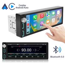 Multimídia 1 Din Tela 6.9 Full Com Android Auto, CarPlay, Botão de volume, USB-C, Espelhamento C Fio Multimídia 1 Din Tela 6.9 Full Com Android Auto, CarPlay, Botão de volume, USB-C, Espelhamento C Fio