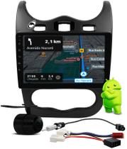 Multimidia 10" Android Sandero Logan 2012 a 2014 Android Auto CarPlay + Câmera de Ré